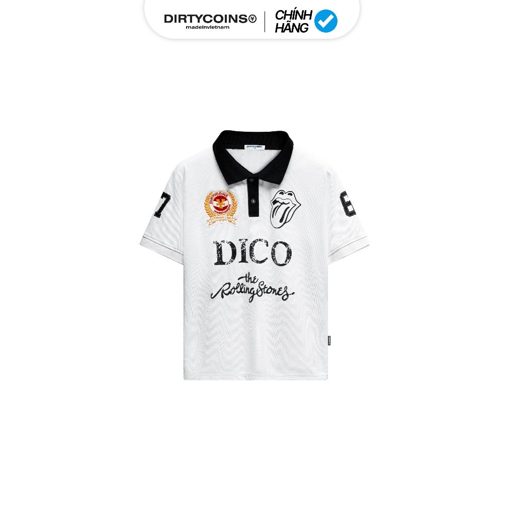 [DCxRS] เสื้อยืดโปโลแพทช์คลาสสิก DirtyCoins