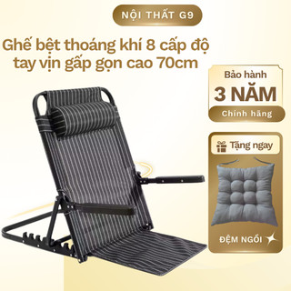 Ghế bệt tựa lưng thư giãn đa năng, giảm đau mỏi lưng cho người có thói quen ngồi bệt hay ngồi trên giường GVP05