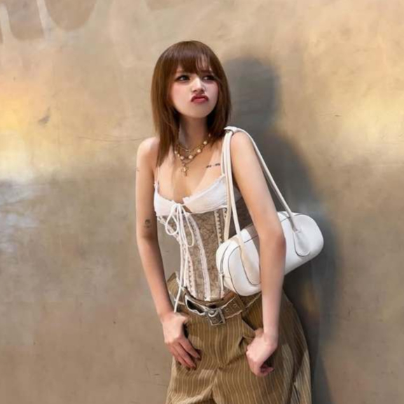 2-Strap Front Lace Corset Jenny Corset Top AIAI OFFICIAL