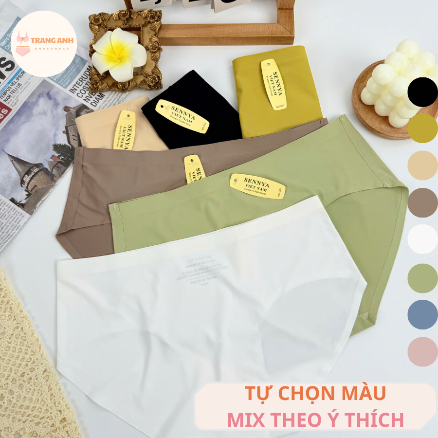 SU VIETNAM ชุดชั้นในสตรี QSVN01 Seamless Invisible ไม่มีขอบสําหรับสวมใส่ทุกวัน (CODE 001/5032/5033)