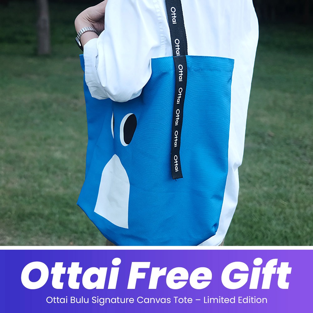 กระเป๋าโท้ตผ้าซิกเนเจอร์ Ottai – รุ่นลิมิเต็ด