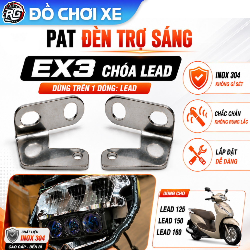 Pat สําหรับติดตั้งสปอตไลท์ Ex3 พร้อมโคมไฟตะกั่ว, ตบเบา ๆ สแตนเลส CNC ที่เป็นของแข็งเพื่อติดตั้ง Aozo