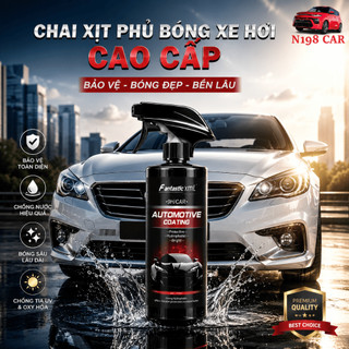 Chai Xịt Phủ Bóng Nano 500ml Hiệu Ứng Lá Sen Chống Nước Chống Trày Xước Cho Ô Tô N198car
