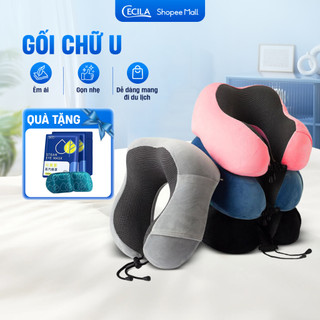 Gối chữ U kê cổ cao su non CECILA Gối Nệm Y Tế chất liệu cao cấp mềm mại nhỏ gọn tiện dụng dễ dàng mang đi.