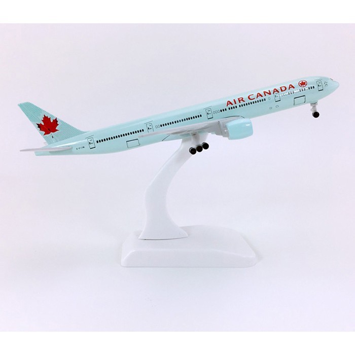 เครื่องบินโมเดล Canadian Air_Boeing 777-300ER (18ซม. มีล้อ)