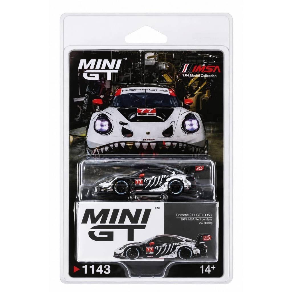 Hobby Store Mini GT Porsche 911 GT3 Racing Skeleton 1143 รถโมเดล