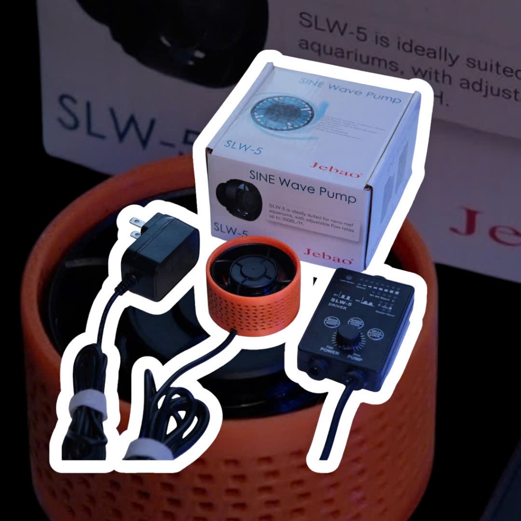 Jebao slw ห่อคลื่น 5 ตัว พิมพ์ลาย 3 มิติ ดอกไม้ทะเล