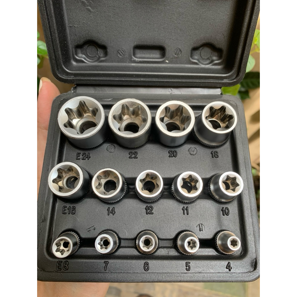 E Tip Set 14 Parts E 1/2_3/8_1/4 Hitman Japan