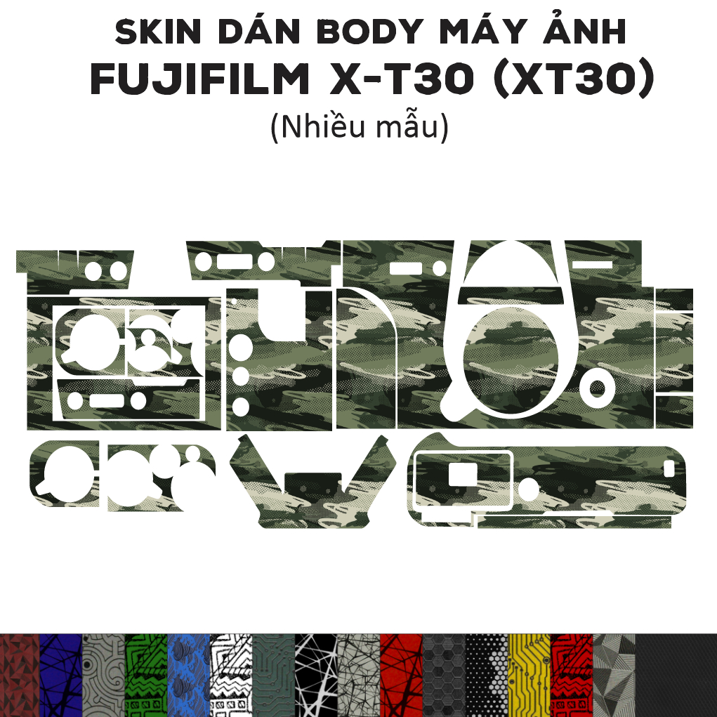สติ๊กเกอร์ Fujifilm X-T30 3M Skin (หลายรุ่น) | ฟิล์มกันรอยสําหรับตัวกล้อง Fujifilm XT30