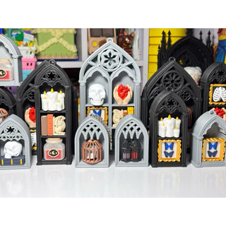 🏰 Gothic Library Collection Clicker – พวงกุญแจ/โมเดลคลายเครียดในตัวคลิกสไตล์ Gothic Library ลึกลับใน 3D
