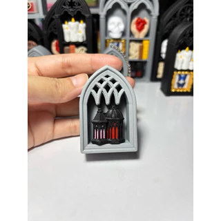 🏰 Gothic Library Collection Clicker – พวงกุญแจ/โมเดลคลายเครียดในตัวคลิกสไตล์ Gothic Library ลึกลับใน 3D