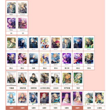 [OFFICIAL ITEM] รวมโพลารอยด์ การ์ด Clear Nagisa Ran Ensemble Stars P1