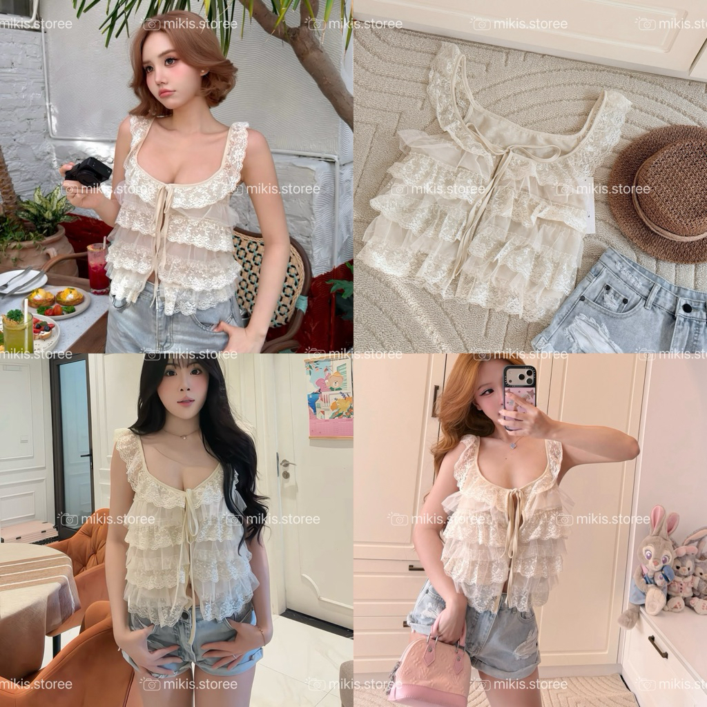 Mikis.store [READY] LACE FAIRY BLOUSE QC L1