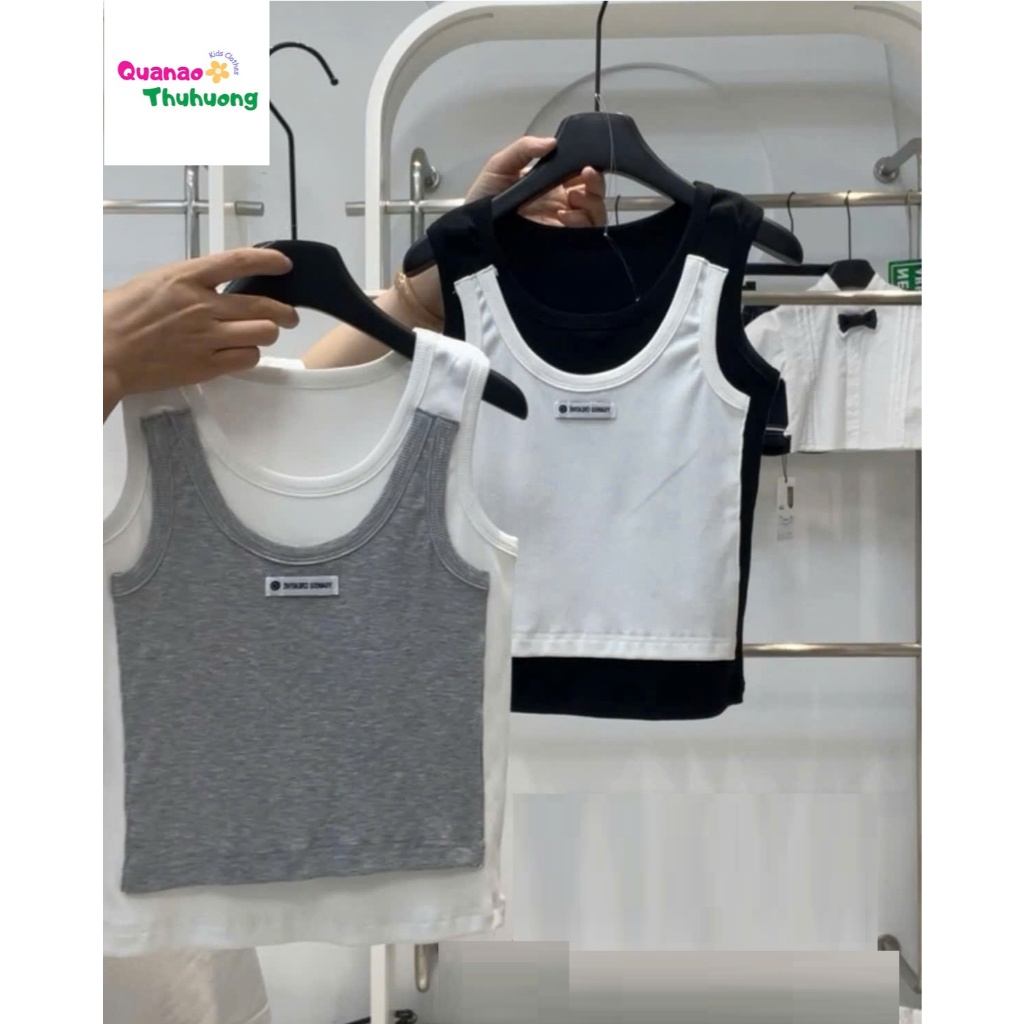M+ 2-LAYER SHIRT WHITE & BLACK