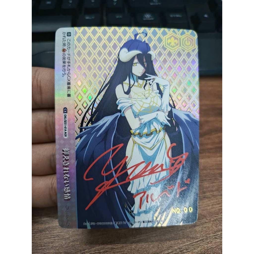 (Rain15) การ์ดสั่งทําตัวละคร Albedo – Overlord