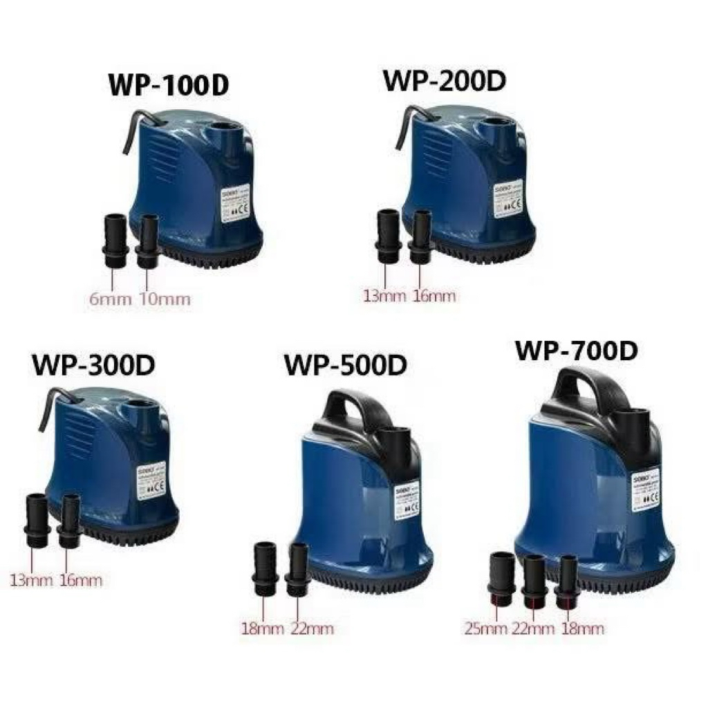 ปั๊มดูดก้น Sobo ทุกรูปแบบ WP-100D, WP-200D, WP-300D, WP-500D, WP-700D