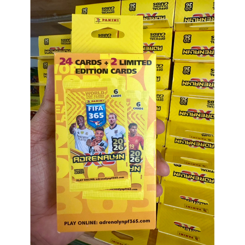 [ 1x Multi Set PA 365 2026 26 การ์ด ] 1x Multi Set Card Pack Box Panini Adrenalyn XL 365 2026 25/26 