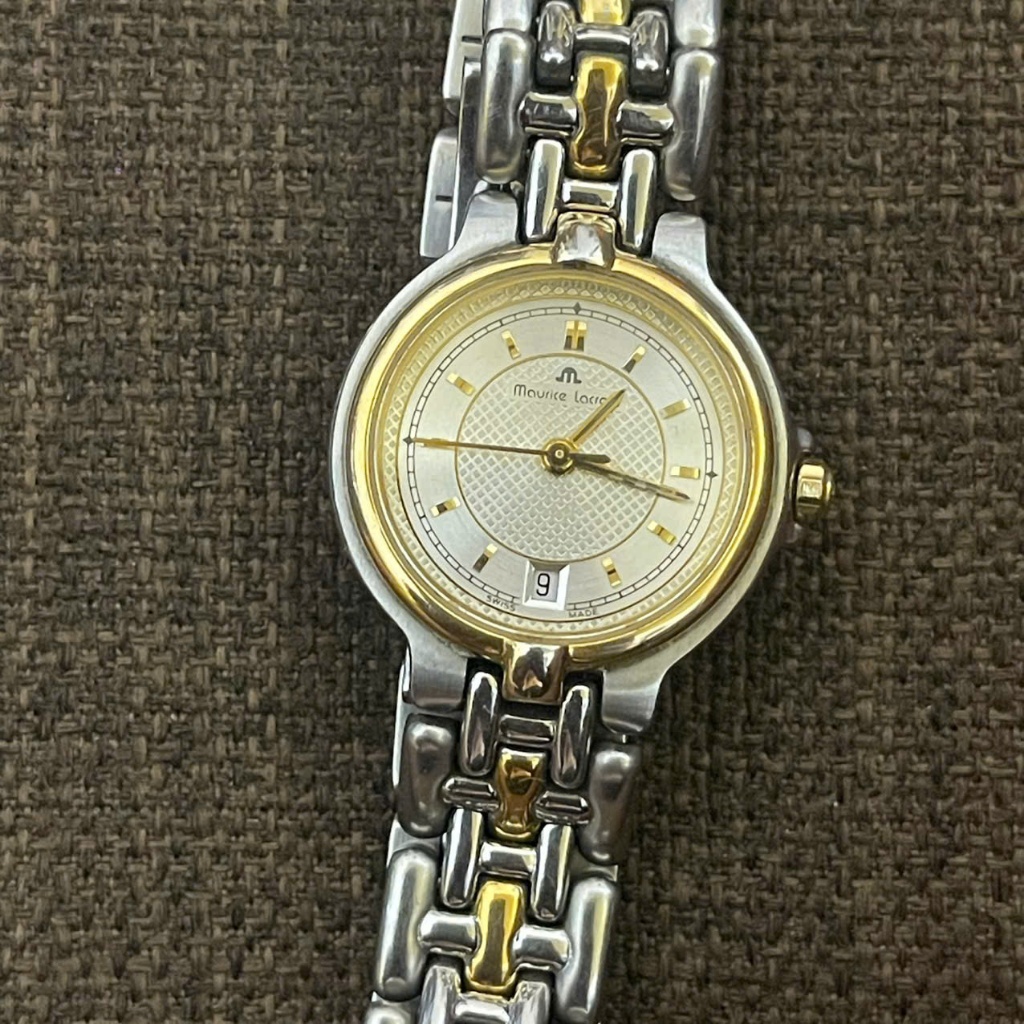 Maurice Lacroix Vintage vip นาฬิกาผู้หญิงหุ้มด้วยทองเข้ม 25 มม. - ของแท้ Swiss [2HAND]