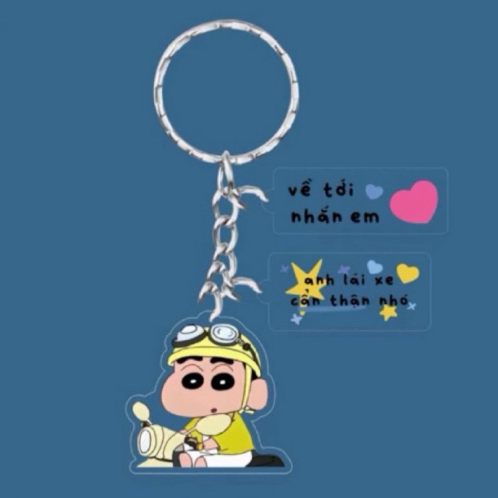 MESSAGE CU SHIN KEYCHAIN - GO TO MESSAGE ME - YOU DRIVE THE CAR CAREFULLY