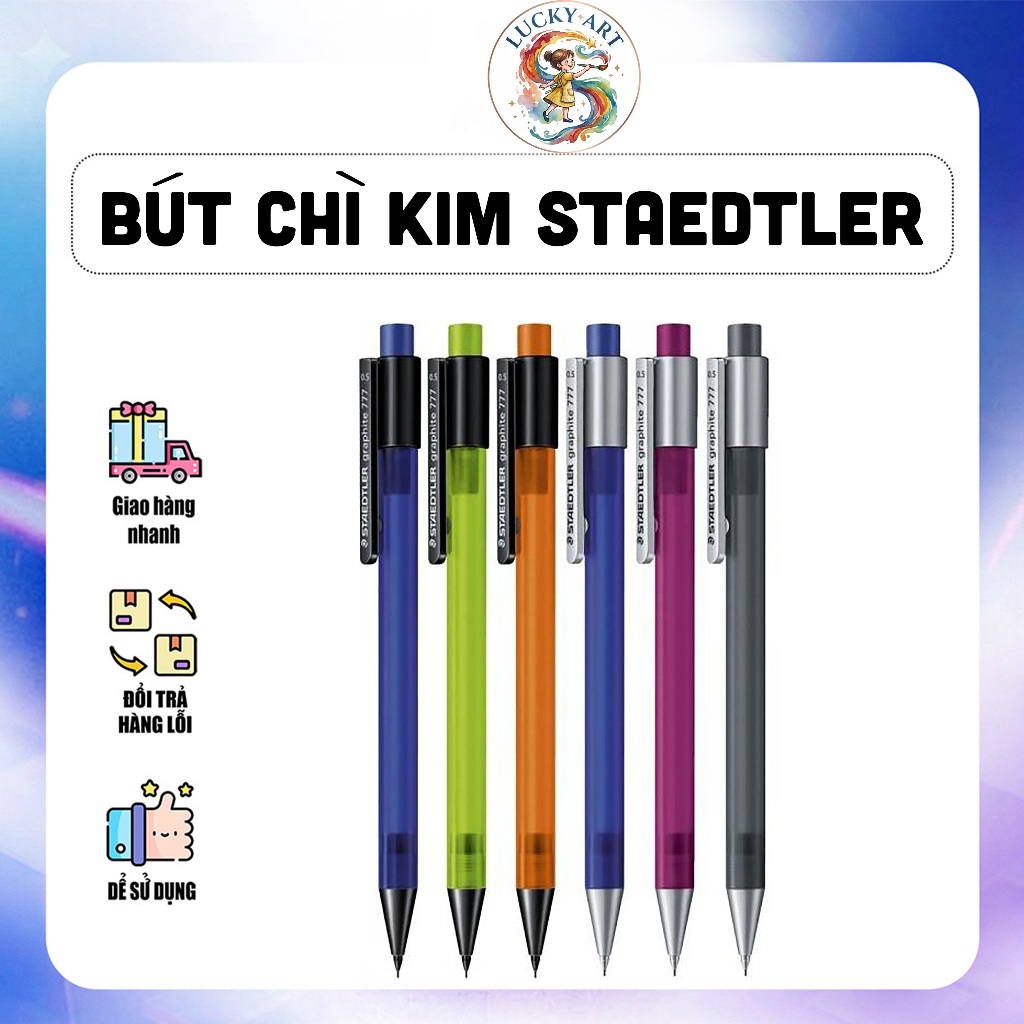 STAEDTLER Graphite 777 Metallic Pencil (สินค้าเยอรมันแท้) – Nib 0.5mm