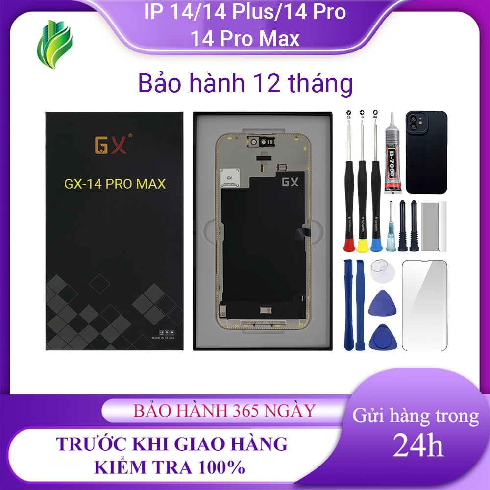 หน้าจอ GX-OLED-HD+ ของแท้เข้ากันได้กับ IP 14/14 Plus/14 Pro/14 Pro Max 12T