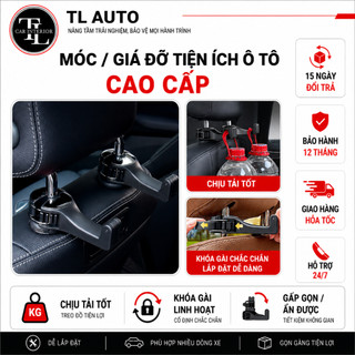 Móc treo ô tô, túi treo đồ ghế sau ô tô - giá kẹp điện thoại phía sau trên ô tô