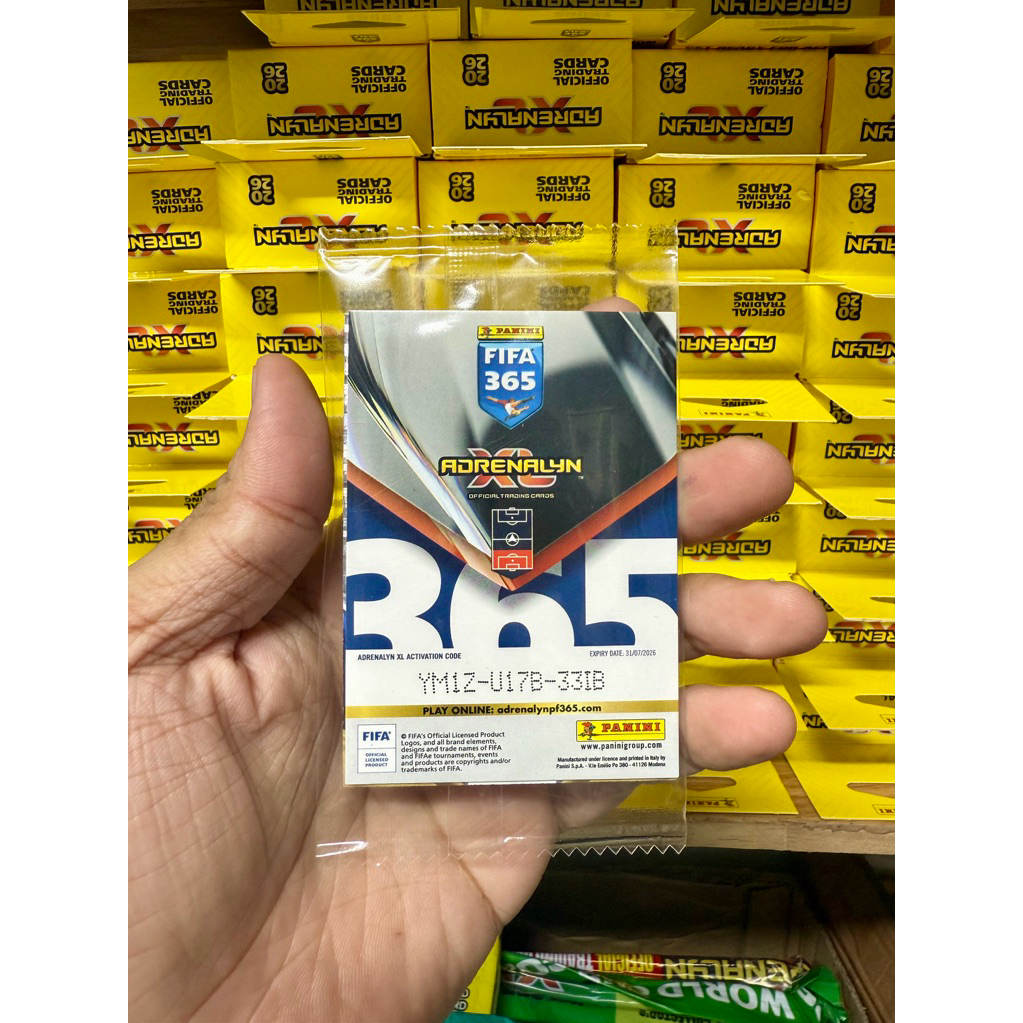 [ Panini Limited Pack 365 2026 2xCards ] 1x Pack Limited Panini Adrenalyn 365 2025/26 2026 แพ็คการ์ด