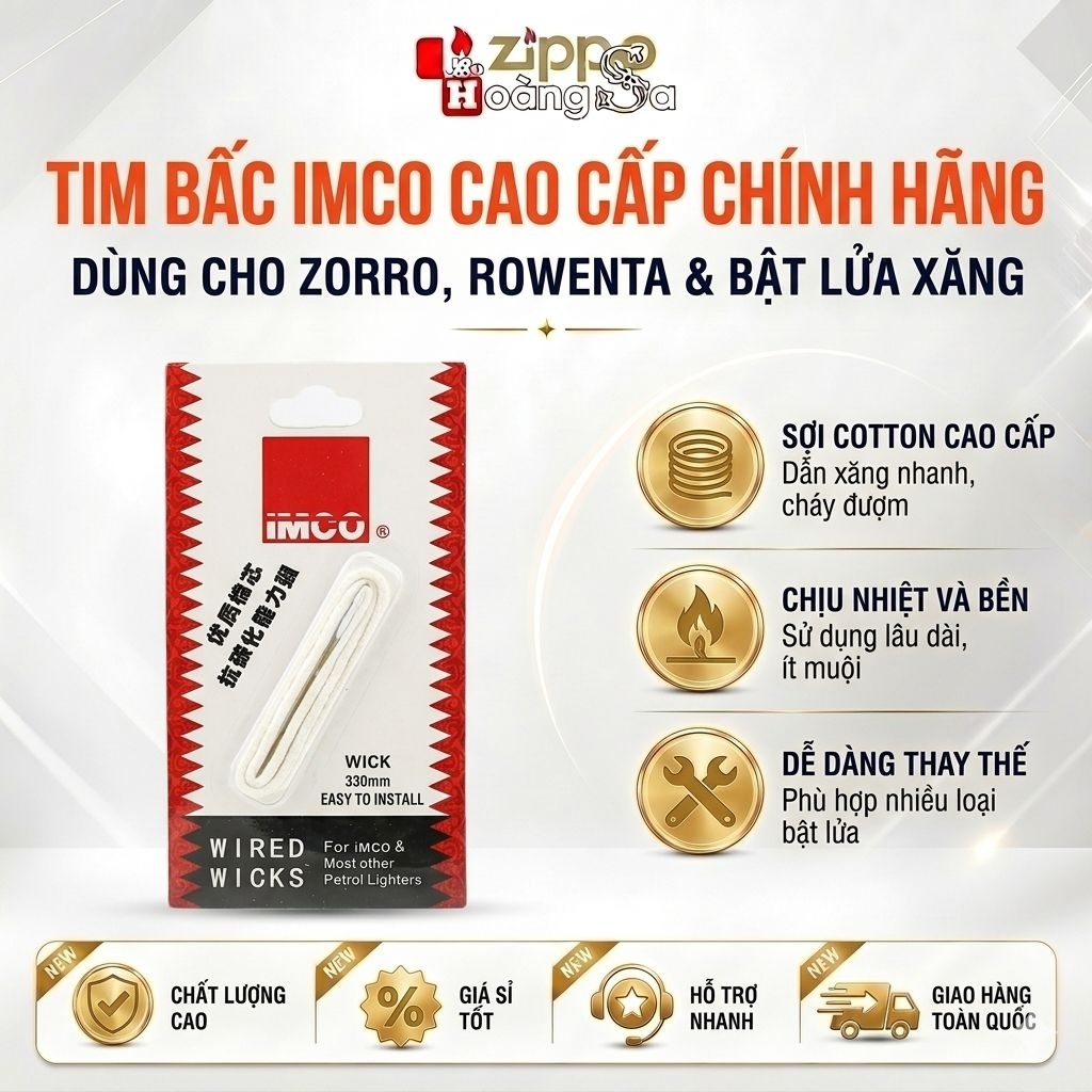 ไส้ตะเกียง IMCO - หัวใจปลายทองแดงสําหรับ Rowenta