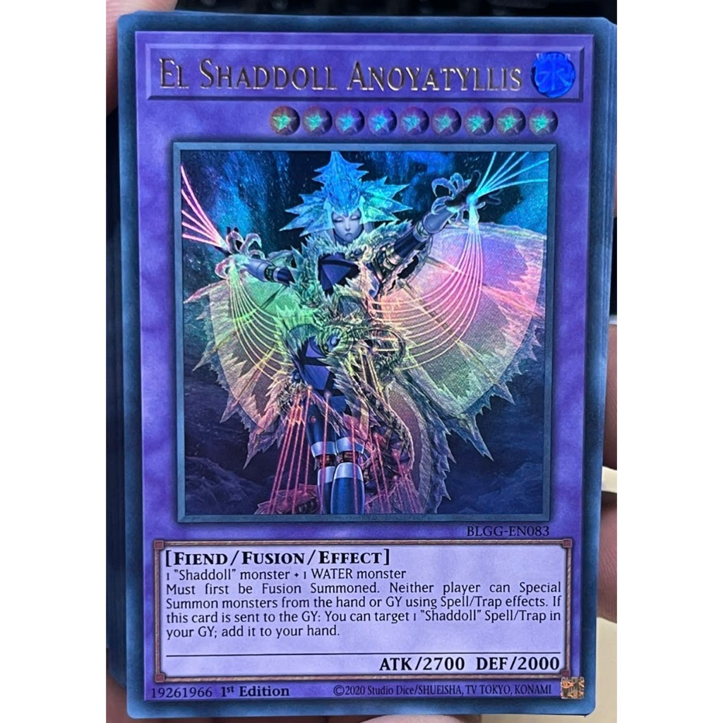 [KW2 Yugioh]* [EN-UK] การ์ด El Shaddoll Anoyatillis - BLGG-EN083 - Ultra Rare - รุ่นที่ 1
