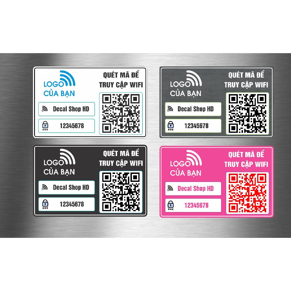 บอร์ดรหัส WIFI QR บน REQUEST – WALL DECAL / FORMEX 5MM