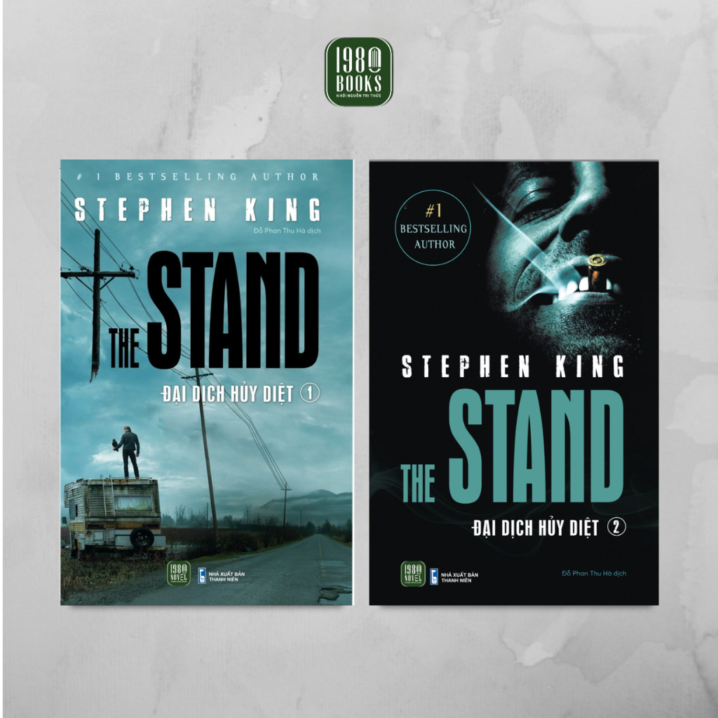 Combo 2 Books - The Stand - The Pandemic of Destruction เล่ม 1 + 2 - Stephen King (1980 Books Store)