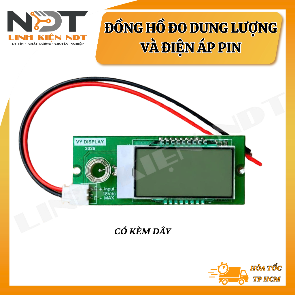 BATTERY CAPACITY และ VOLTAGE METER (WITHUDED) - ส่วนประกอบ NDT