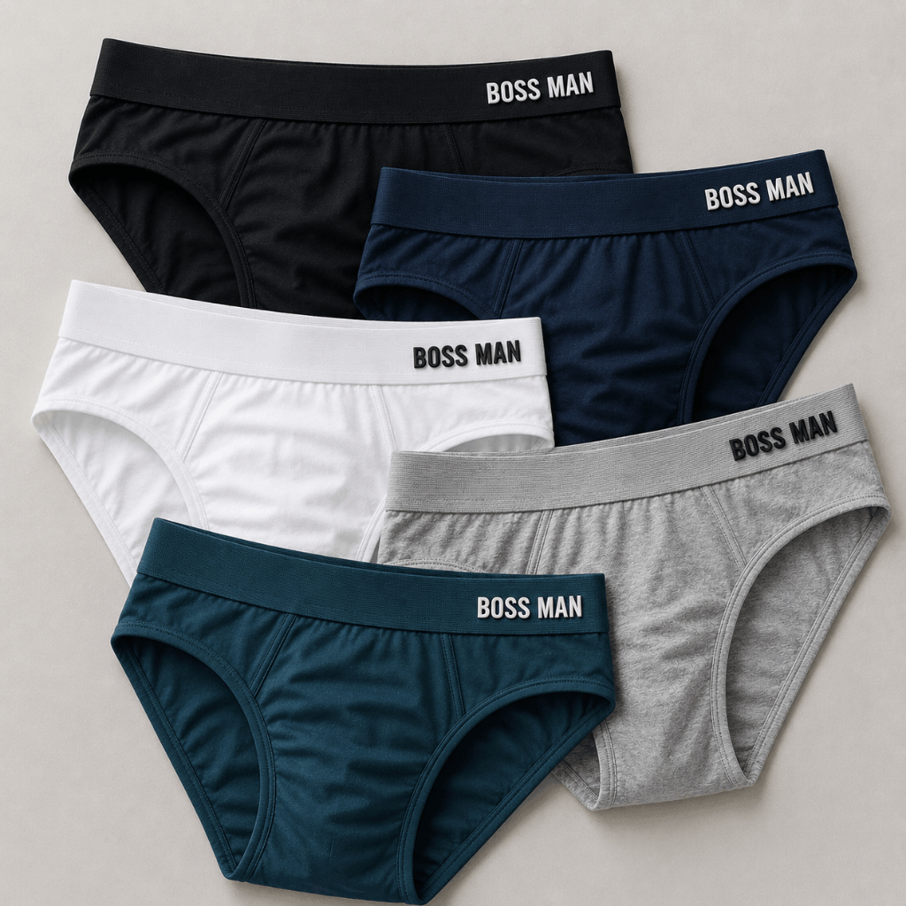 ชุดชั้นในชาย [COMBO 5] CoolFit Boxer Cool - นุ่มและยืดหยุ่น - สวมใส่สบายตลอดวัน BM01