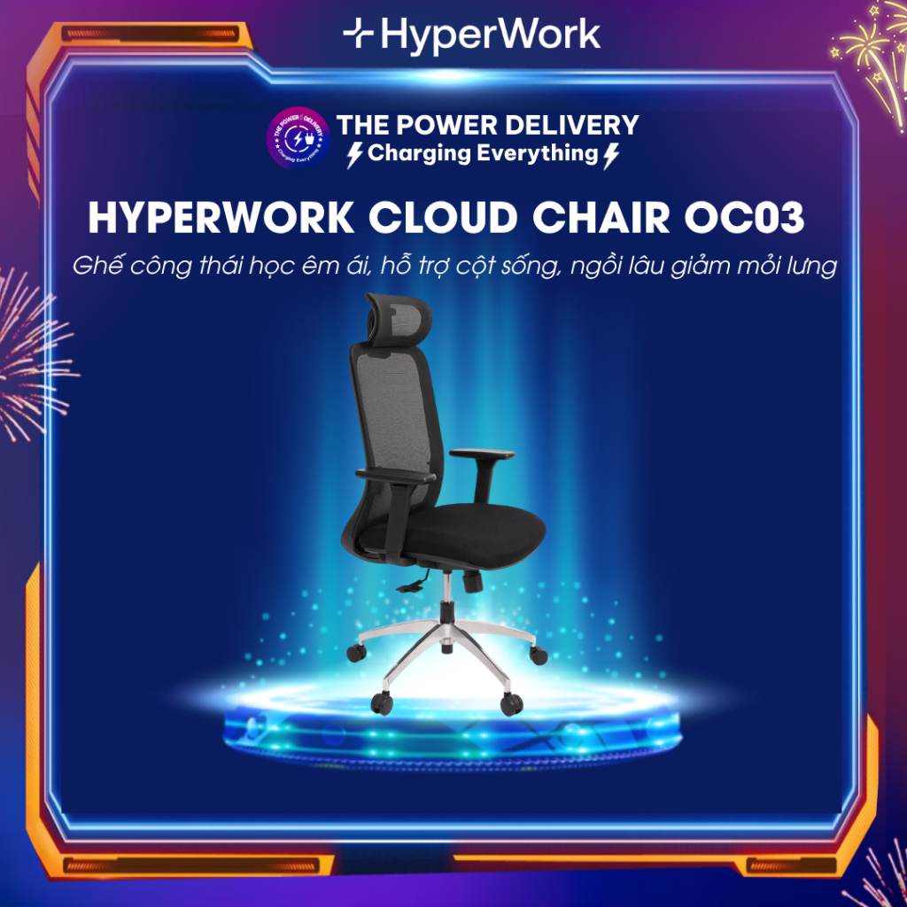 HyperWork Cloud Chair OC03 Ergonomic Chair (สินค้าแท้)