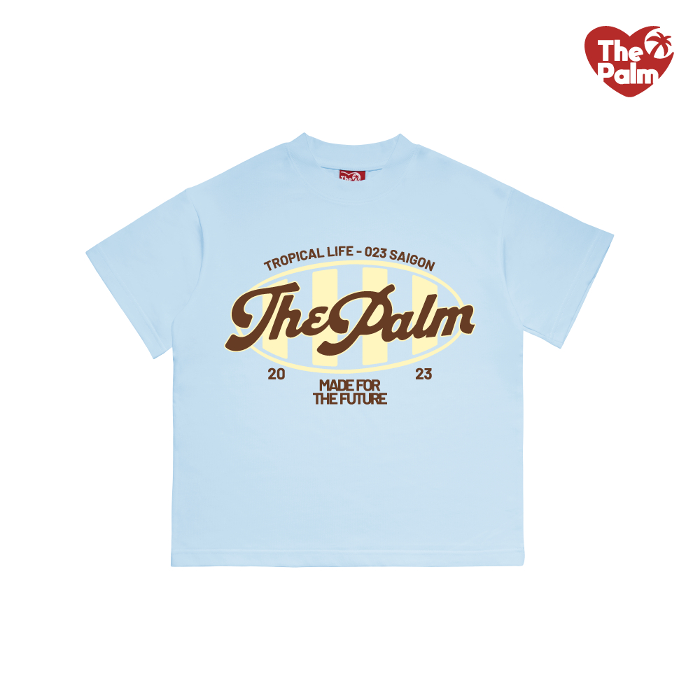 ThePalm sinko Official - Baby Blue Form Boxy Summer T-shirt "GELATO" UNISEX Men and Women