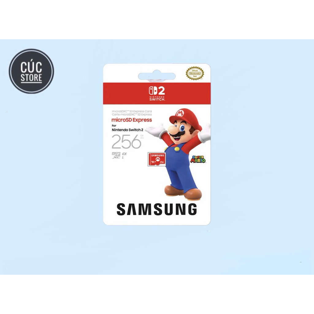 การ์ดหน่วยความจํา MicroSD Express 256GB สําหรับ Nintendo Switch 2