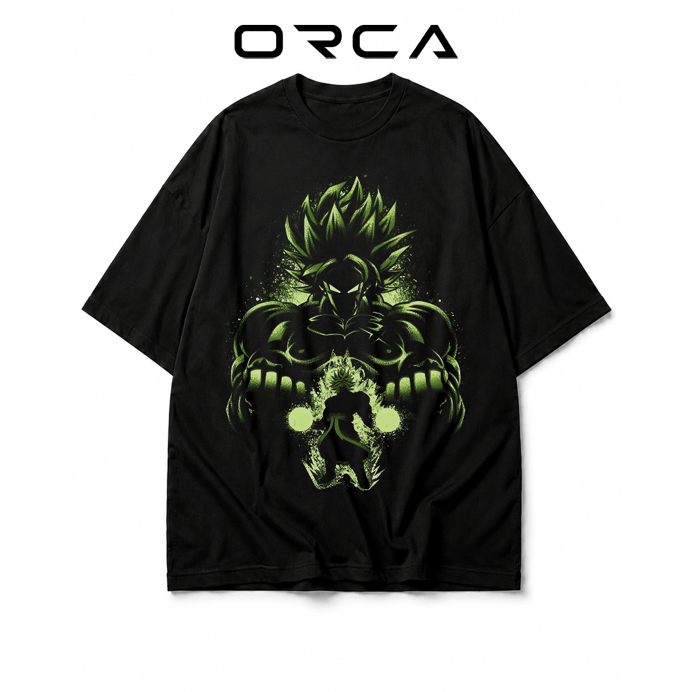 เสื้อยืด Orca พิมพ์ลาย Broly Dragon Ball - ผ้าคอตตอนคุณภาพสูง - ORCA54
