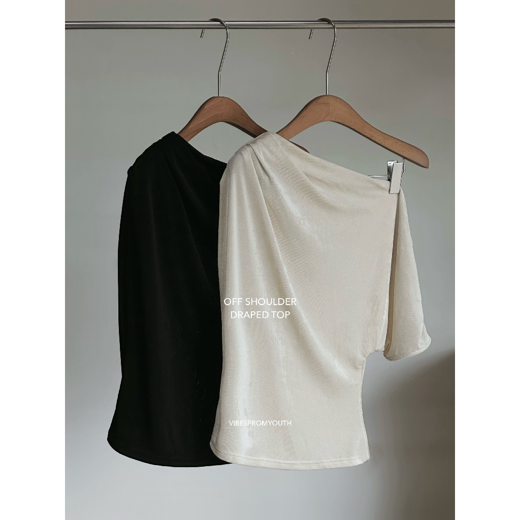 เสื้อยืดเปิดไหล่ AT2676