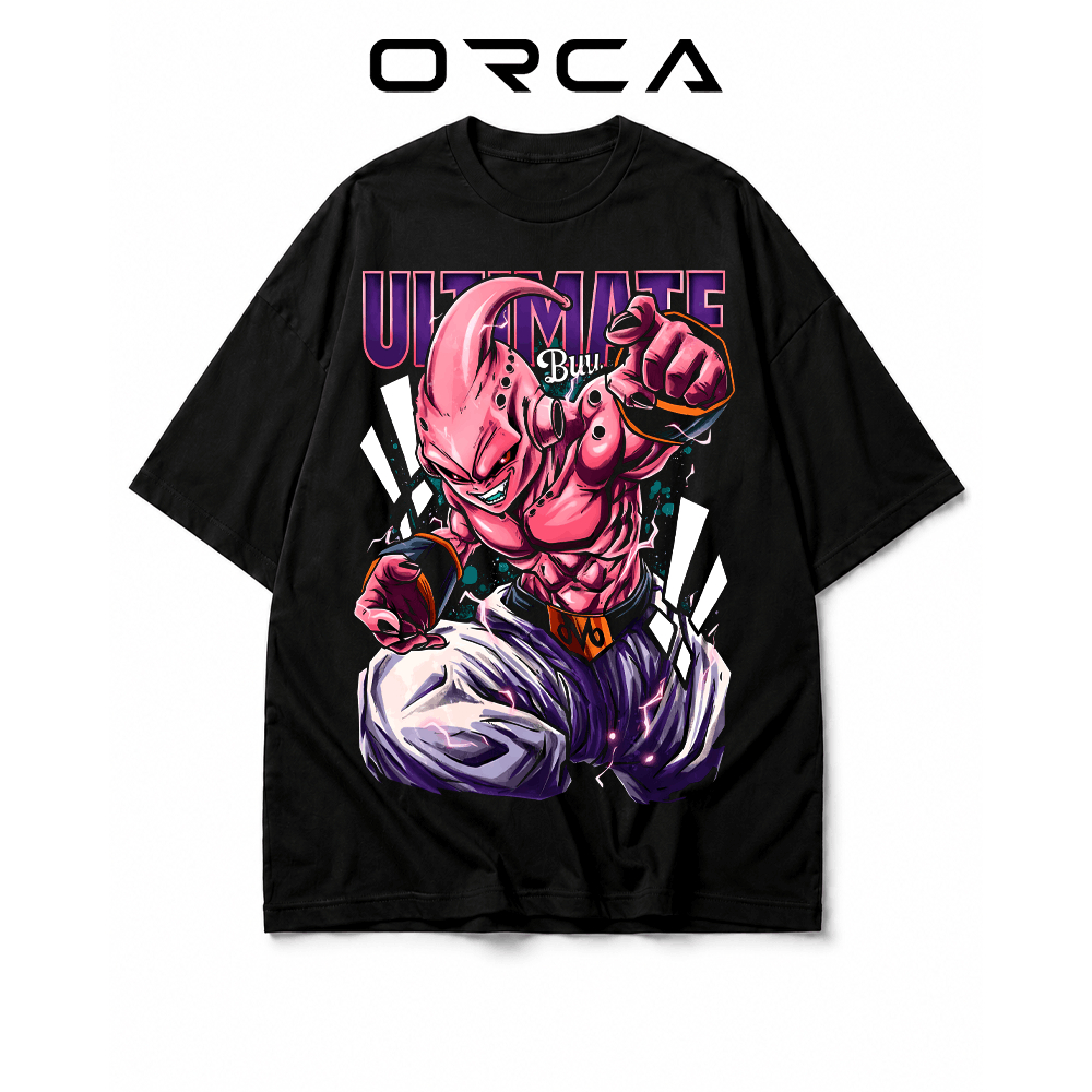 เสื้อยืด Orca พิมพ์ลาย Kid Buu Dragon Ball - ผ้าคอตตอนคุณภาพสูง - ORCA73
