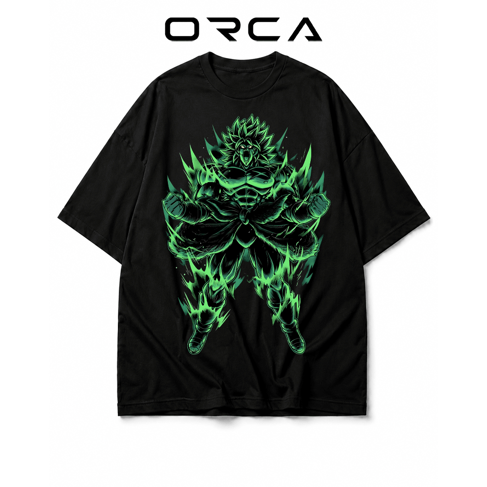 เสื้อยืด Orca พิมพ์ลาย Super Broly - ผ้าคอตตอนคุณภาพสูง - ORCA82