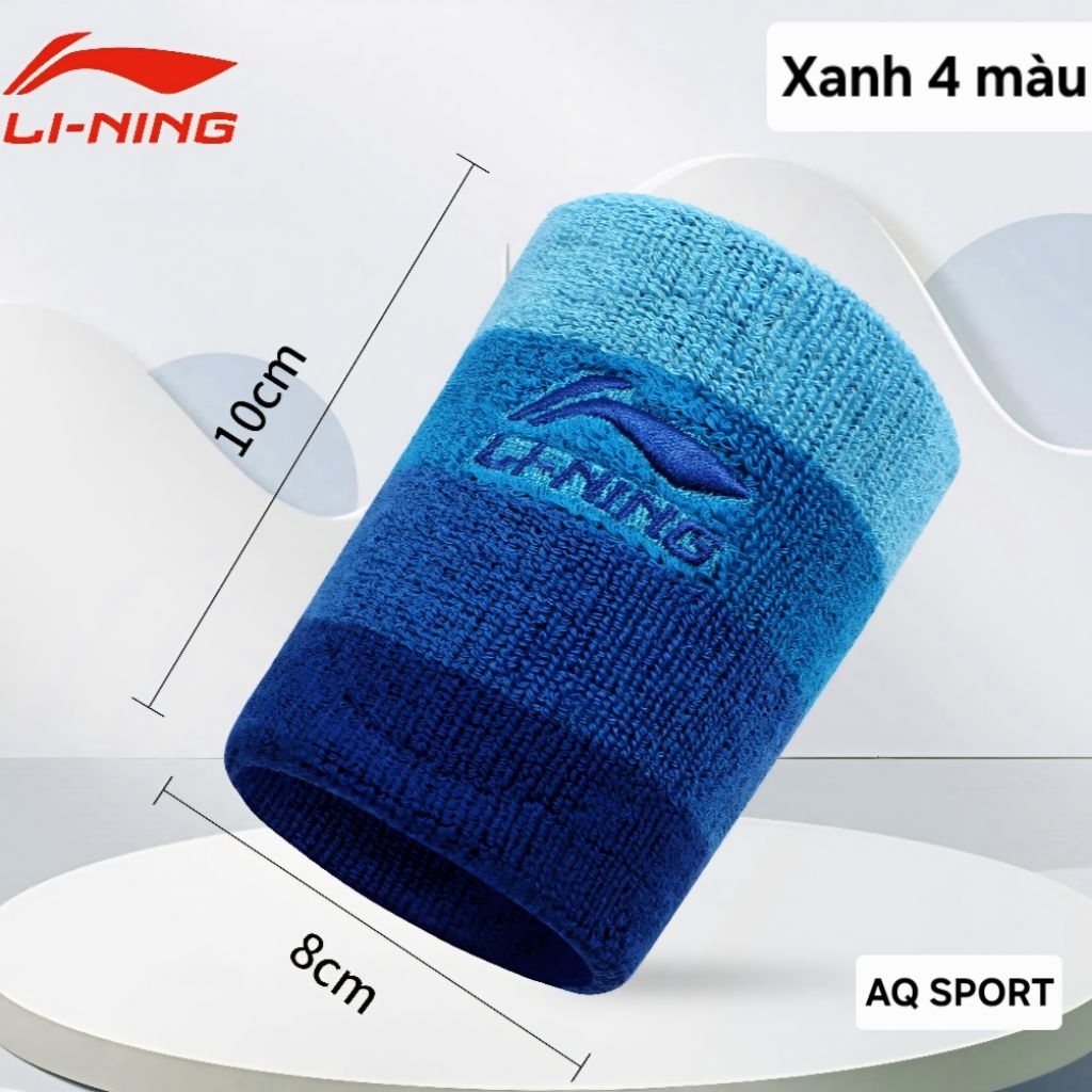 สายรัดข้อมือดูดซับเหงื่อแบบยืดหยุ่น Li-Ning ปกป้องข้อมือสําหรับ Pickleball, tennis, badminton... ขนา