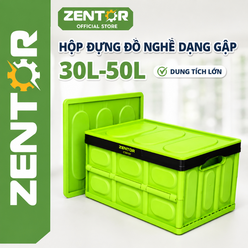 กล่องเครื่องมือท้ายรถ Zentor 30L-55L - กล่องพับได้ - ปิคนิค