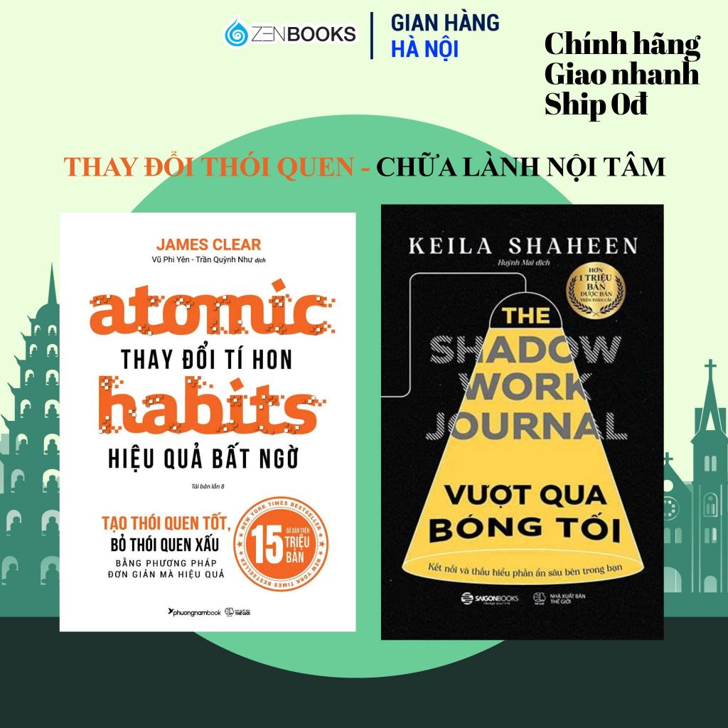 หนังสือ - Combo Atomic Habit and Overcoming Darkness – ให้เป็นรุ่น Better - PN & SGB