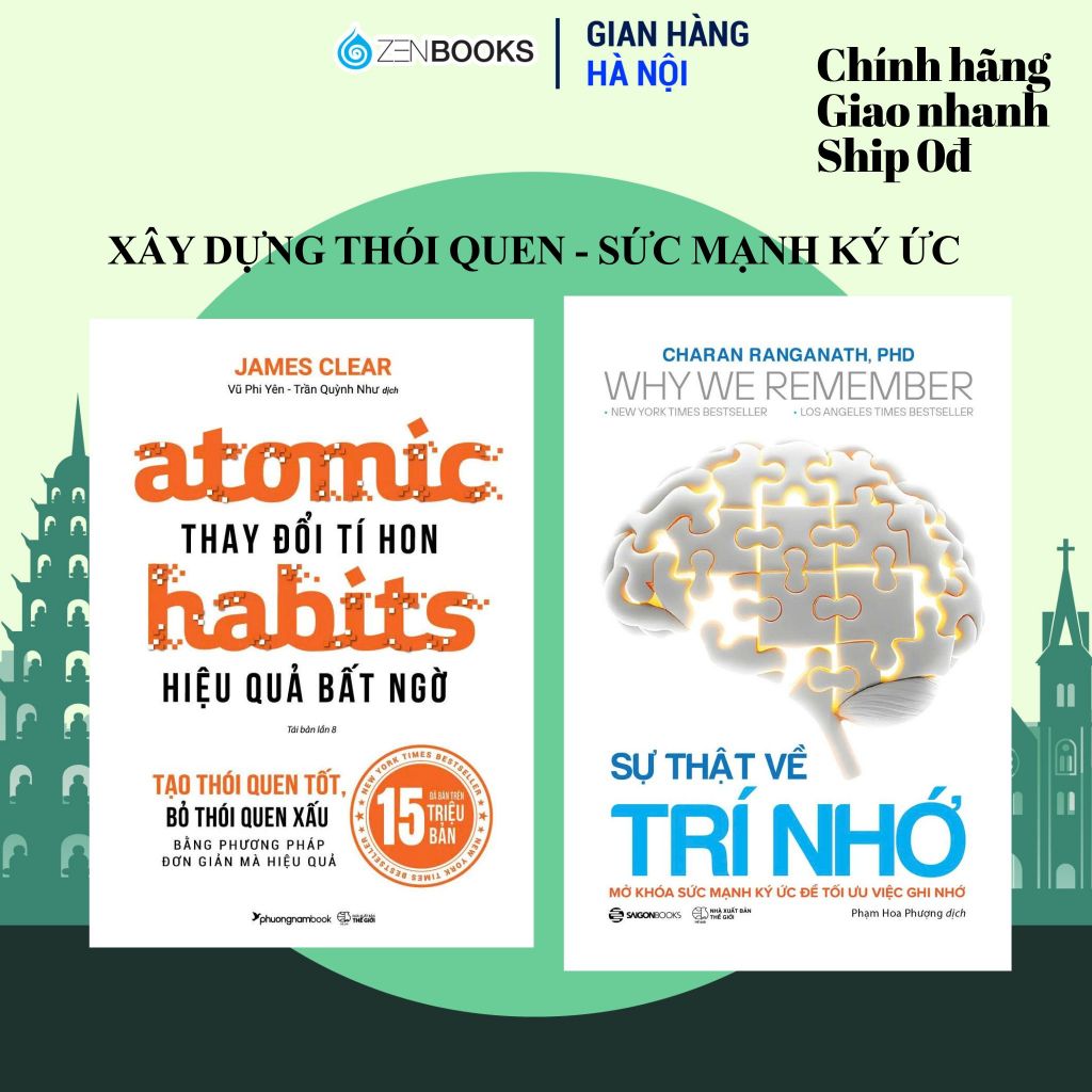 หนังสือ - Combo Why We Remember & Atomic Habit – Brain Understand - Building Habits