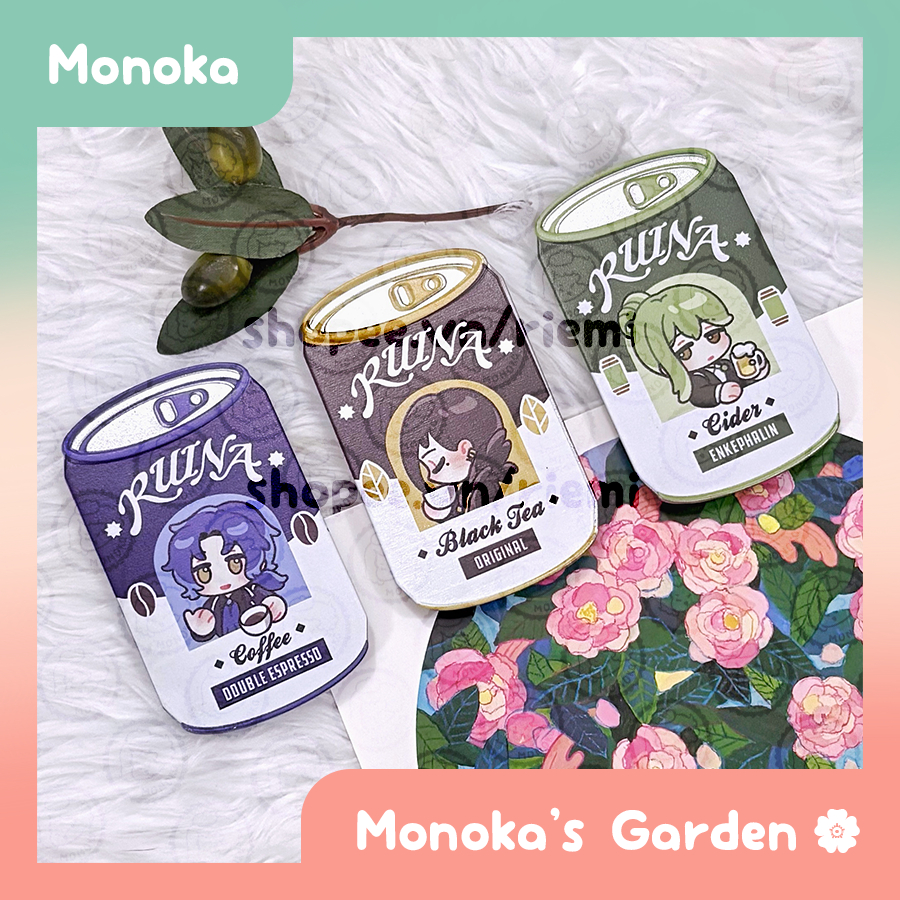 Library of Ruina "Ruina Beverages" Can Badge by Monoka