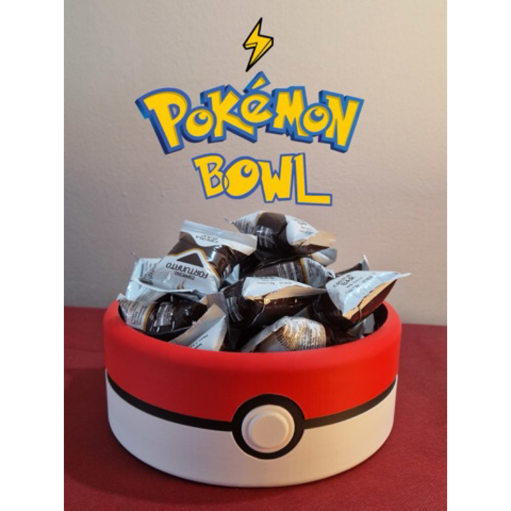 ชามเก็บ Poke Ball – อุปกรณ์โต๊ะเรียนสไตล์ Poke