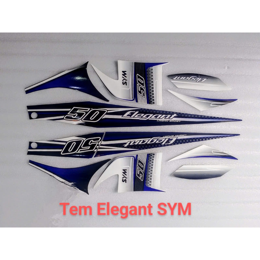 ของแท้ SYM Elegant 50CC SE1 ชุดแสตมป์รถยนต์ดิจิตอล