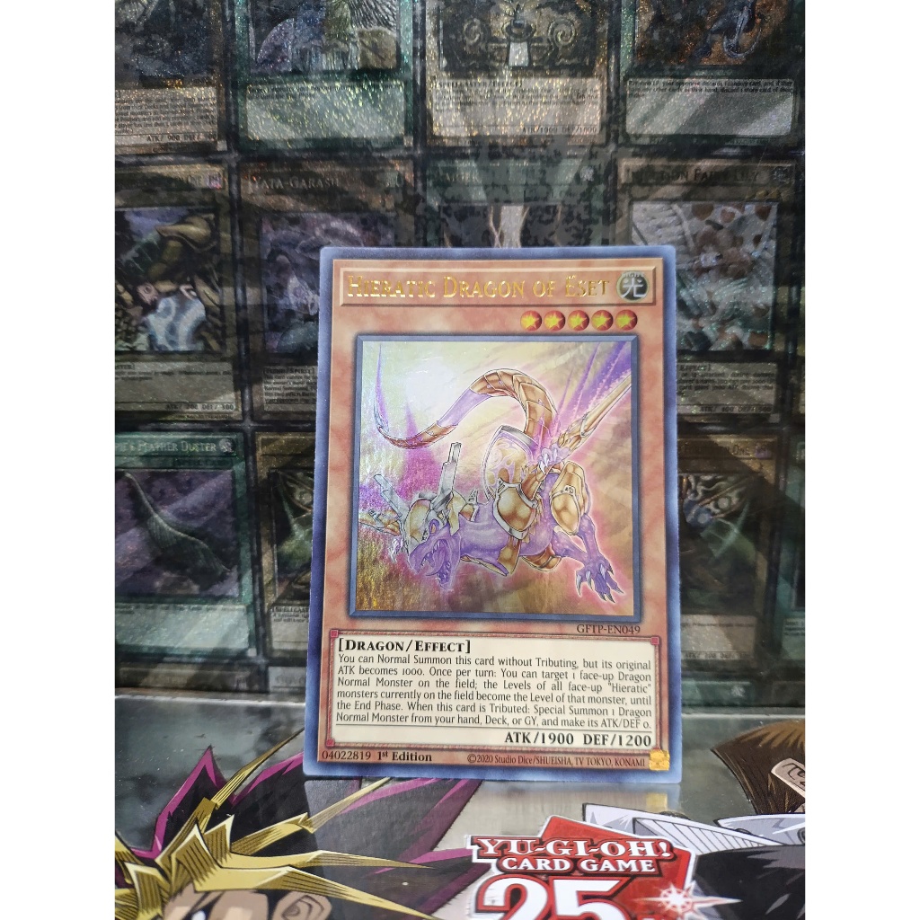 [ Do Lac Yugioh ] Mint90 Yugioh Monster Hieratic Dragon of Eset การ์ด