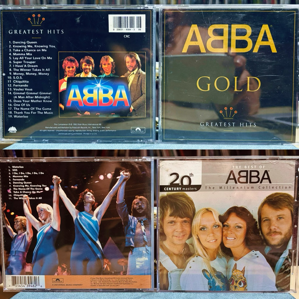 ABBA CD - ที่สุดของ ABBA - สีทอง - Greatest Hits