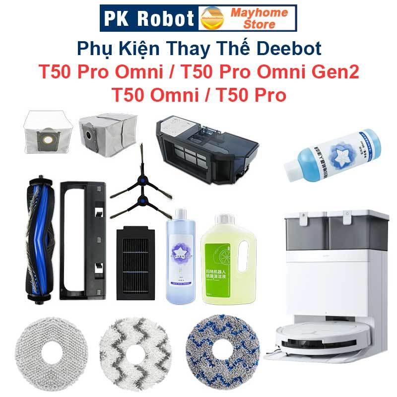 Deebot T50 Omni/ T50 Pro/ T50 Pro Omni/ T50 Pro Omni Gen2/ Robot Replacement Accessories Roller Brus